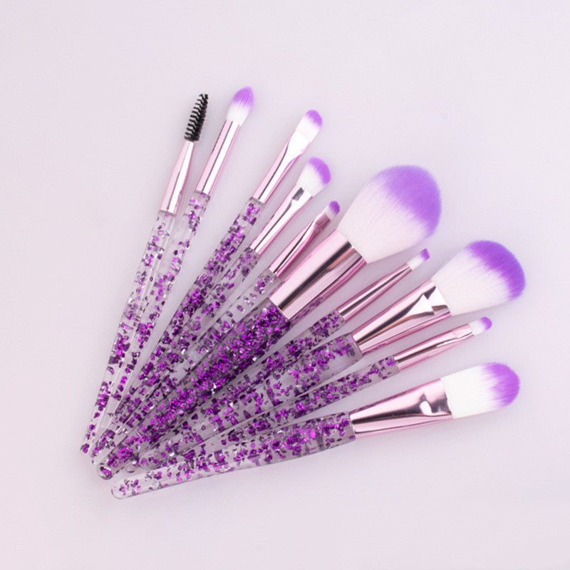 SG's Glossy 10 pcs Makeup Brush Set
