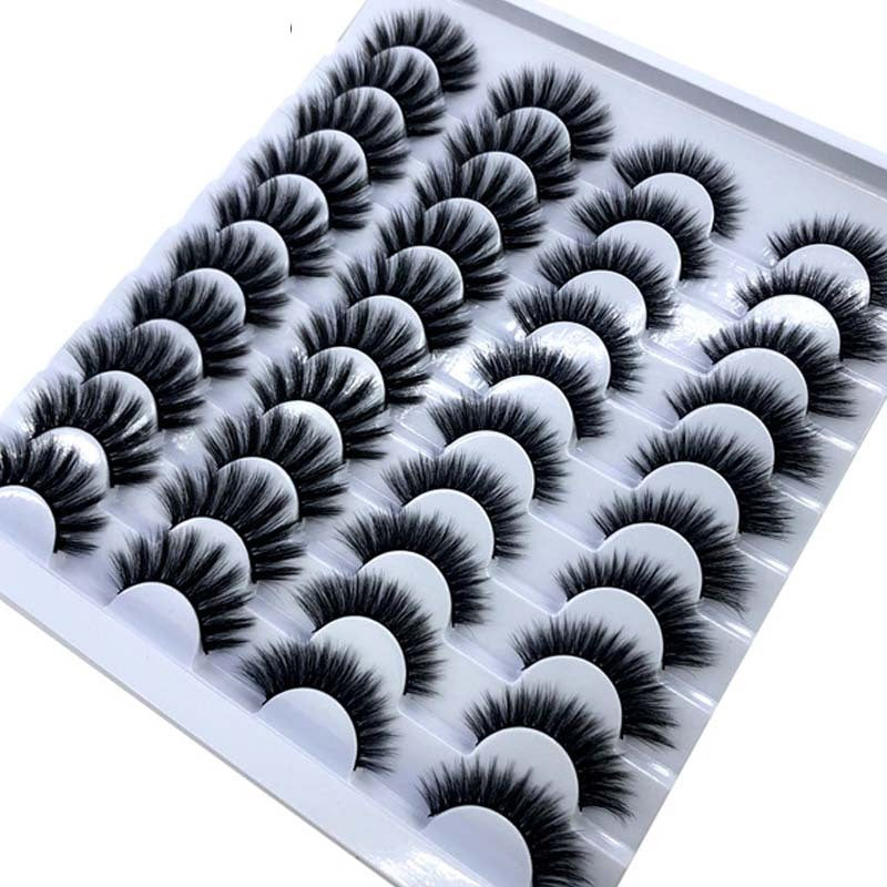 GlossyWink's 20 Pairs 8-25mm Fake 100 Eyelashes