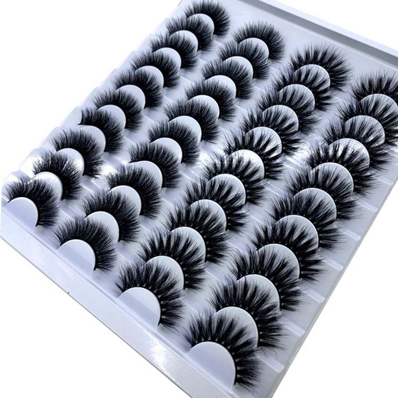 GlossyWink's 20 Pairs 8-25mm Fake 100 Eyelashes