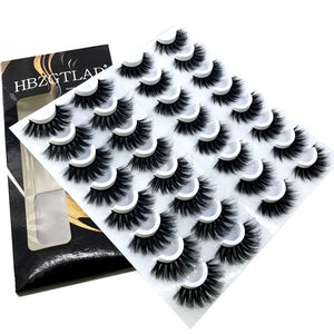 GlossyWink's 20 Pairs 8-25mm Fake 100 Eyelashes