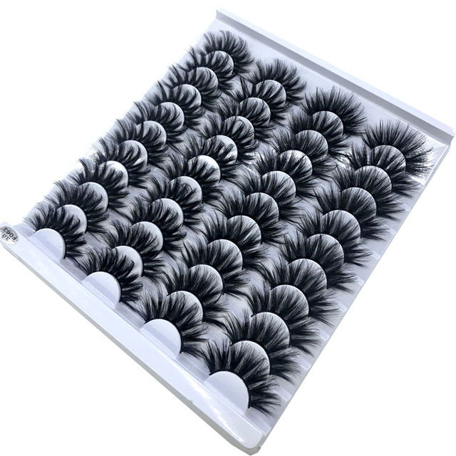 GlossyWink's 20 Pairs 8-25mm Fake 100 Eyelashes