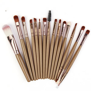 SG's 15 pcs Makeup Brushes