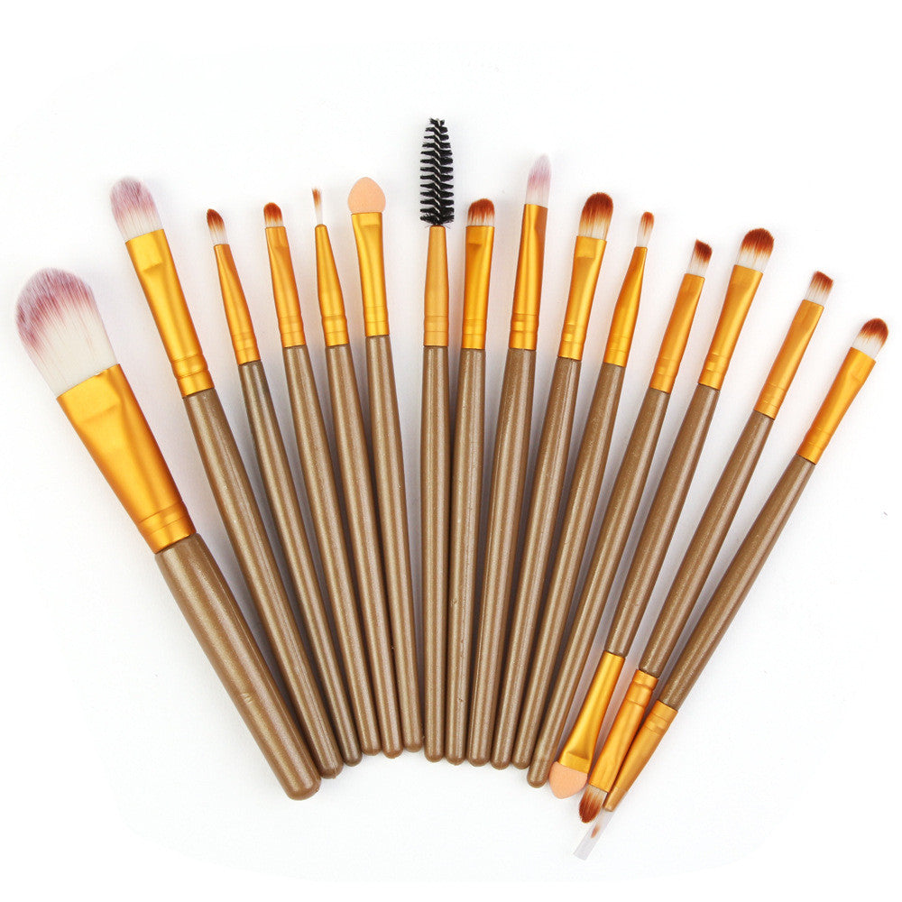 SG's 15 pcs Makeup Brushes