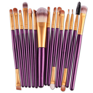 SG's 15 pcs Makeup Brushes
