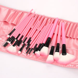 SG's Wooden 24 pcs Pro Makeup Brush Set