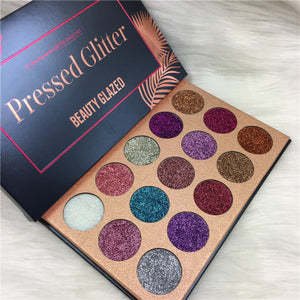 SG's 15 color Glitter Eyeshadow Palette