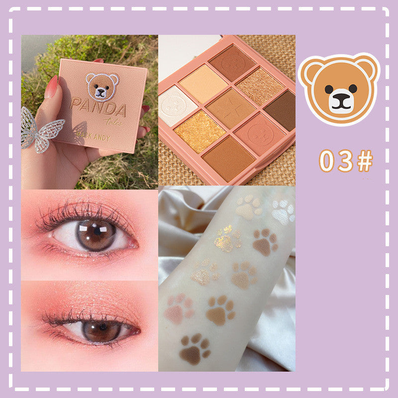 Panda Tales 9 color Eyeshadow palette
