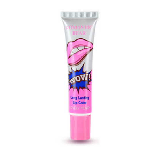 Sugar's Romantic Bear Peel Off Liquid Lip Gloss (Lovely Peach)