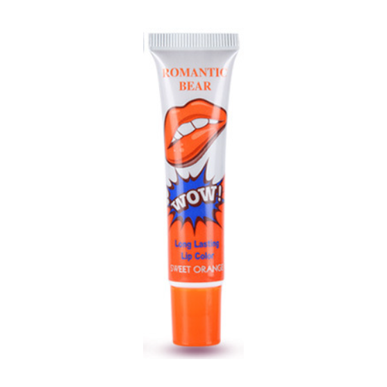 Sugar's Romantic Bear Peel Off Liquid Lip Gloss (Sweet Orange)