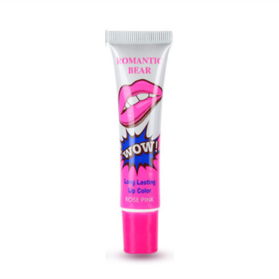 Sugar's Romantic Bear Peel Off Liquid Lip Gloss (Rose Pink)
